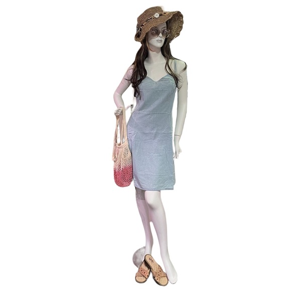 FOREVER 21+ PLUS SIZE NWT 100% COTTON JUMPER DRESS MIDI SIZE 3T 3X - Picture 11 of 12